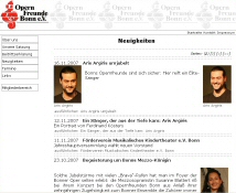Aktuelles Opernfreunde Bonn